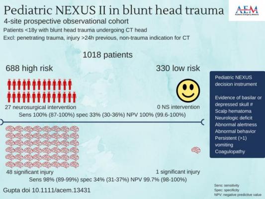 CT Decision Instrument Reliably Guides Pediatric Blunt Trauma imaging Decisions
