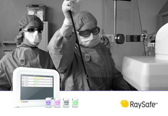 RaySafe i3 dosimeter, real-time radiation dose monitoring, wearable, RSNA 2017
