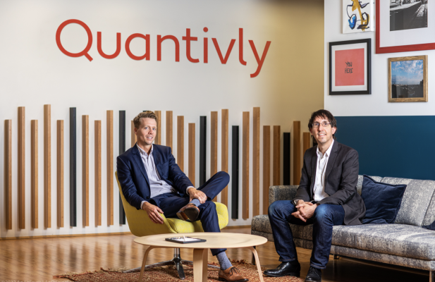 Quantivly's co-founders: Robert MacDougall (left) and Benoit Scherrer (right) 