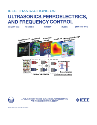 The study published as the front-page cover paper of the January issue of IEEE Transactions on Ultrasonics, Ferroelectrics, and Frequency Control.​​​​​​​ Image courtesy of POSTECH