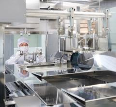 Nanox technician working inside chip fabrication plant in Yongin, South Korea (Photo: Nanox)