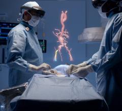 Philips and Microsoft have partnered to develop an augmented reality system to help imporve workflow and procedural navigation in the cath lab. Physicians wearing visors can view and interact with true 3-D holograms above the patient on the table and manipulate the image with voice and hand motion commands to avoid breaking the sterile field. 