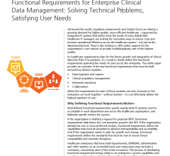 Functional Requirements for Enterprise Clinical Data Management