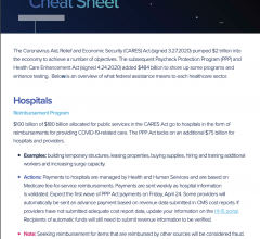Medsphere is offering comprehensive information for radiologists and other medical professionals on its website during the COVID-19 pandemic. This includes a detailed "cheat sheet" on the CARES Act.