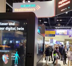 Siemens featured digitalization and the prospect of a “digital twin” in its HIMSS19 booth