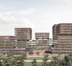 Futuristic campus design of Siemens Healthineers in Bengaluru, India.