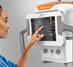 Ceiling-mounted X-ray system includes MyExam Companion intelligent user interface to guide technologist through exam workflow