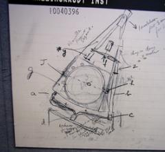 Sketch of original Houndsfield CT scanner.