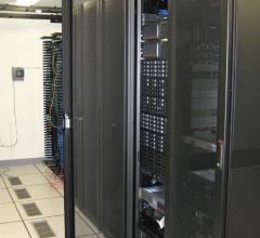 The Dell Compellent data storage array stores some of the 64 TB of data Princeton Radiology keeps at its two sites