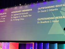 The RSNA 2023 Gold Medalists and other distinguished honorees were acknowledged during the Opening Plenary Session.