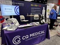 In the CQ Medical booth, Shelli Locklear, marketing manager for radiation oncology, discussed the company's Symphony Solutions at RSNA 2023