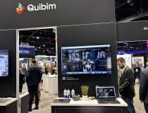 Quibim had its technology on display, and was discussing how it personalizes oncology healthcare by unlocking imaging data's potential