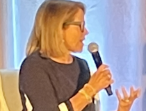 Award-winning journalist and cancer advocate Katie Couric's multi-media company, Katie Couric Media (KCM) talks during a special ViewRay ASTRO reception.