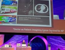 Elizabeth Morris, MD, UC Davis Medical Center Chair of Radiology, addressed a packed Arie Crown Theater on the importance of cancer screening programs during the Opening Plenary Session at RSNA 2022 on Nov. 27, following the Presidential Address.