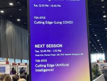 A topic of great interest at RSNA 2022, Long COVID research study findings were presented by four researchers during a “Cutting Edge” session in the new Learning Center Theater.