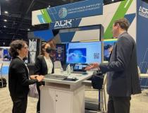 The American College of Radiology (ACR) had a strong presence at RSNA, including (L to R) Laura Cooms, PhD, Vice President of Data Science and Informatics, and data scientist Laura Brink.