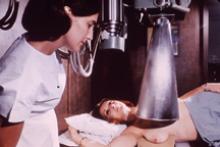  1st digital mammo system with patient