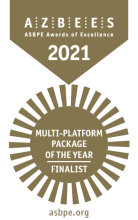 Overall Excellence Finalist/Multi-platform Package of the Year for its coverage of the Pandemic’s Toll on Radiology, National