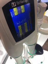 Guerbet was showing a work-in-progress next generation contrast media dose recording software that allows the hospital to enter all its contrast protocols and these will automatically upload to the injector when a patient’s imaging order is being processed for a scan. This can save programming time before each scan.