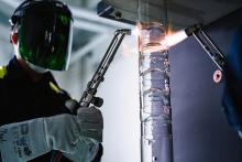 Ampoule sealing in crystal growth in the photon-counting CT defector production for the Siemens Naeotom Alpha system.