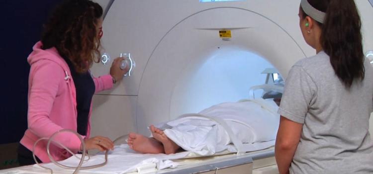 Child undergoing pediatric MRI. (Courtesy of RadiologyInfo.org)