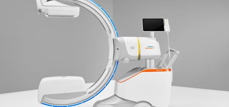 The new mobile C-arm automates repositioning during surgery