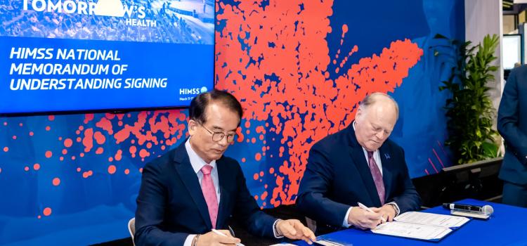 Leaders from the Health Information Management Systems Society, HIMSS, and the Korean Health Information Service have signed a Memorandum of Understanding (MOU) at the Global Conference and Exhibition, HIMSS24, on March 12 in Orlando, FL.